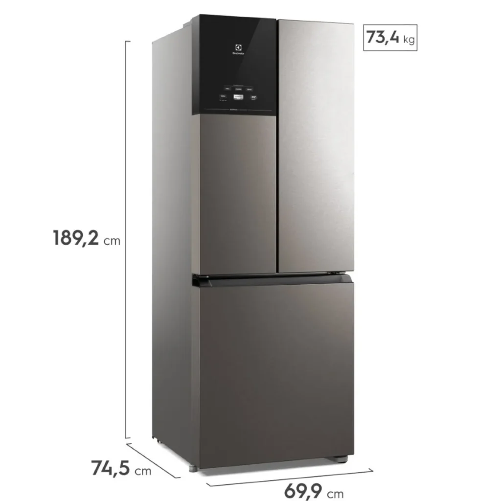 Geladeira Electrolux Multidoor Efficient com AutoSense e Inverter 590L: Tecnologia e Economia para sua Cozinha